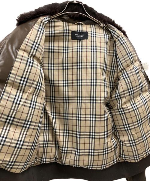 BURBERRY BLACK LABEL（バーバリーブラックレーベル）BURBERRY BLACK LABEL (バーバリーブラックレーベル) BURBERRY BLACK LABEL　ダウンジャケット ブラウン サイズ:Lの古着・服飾アイテム
