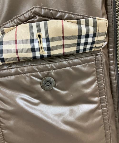 BURBERRY BLACK LABEL（バーバリーブラックレーベル）BURBERRY BLACK LABEL (バーバリーブラックレーベル) BURBERRY BLACK LABEL　ダウンジャケット ブラウン サイズ:Lの古着・服飾アイテム