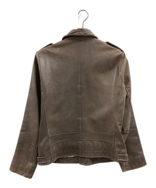 BURBERRY BLACK LABEL（バーバリーブラックレーベル）BURBERRY BLACK LABEL (バーバリーブラックレーベル) BURBERRY BLACK LABEL　レザージャケット ブラウン サイズ:Lの古着・服飾アイテム