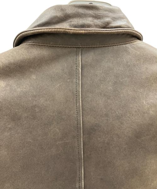 BURBERRY BLACK LABEL（バーバリーブラックレーベル）BURBERRY BLACK LABEL (バーバリーブラックレーベル) BURBERRY BLACK LABEL　レザージャケット ブラウン サイズ:Lの古着・服飾アイテム