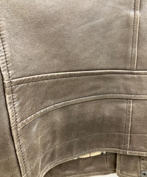 BURBERRY BLACK LABEL（バーバリーブラックレーベル）BURBERRY BLACK LABEL (バーバリーブラックレーベル) BURBERRY BLACK LABEL　レザージャケット ブラウン サイズ:Lの古着・服飾アイテム