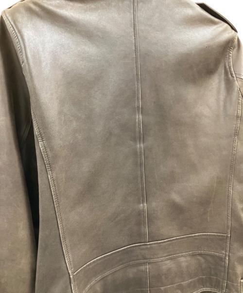 BURBERRY BLACK LABEL（バーバリーブラックレーベル）BURBERRY BLACK LABEL (バーバリーブラックレーベル) BURBERRY BLACK LABEL　レザージャケット ブラウン サイズ:Lの古着・服飾アイテム