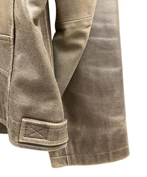 BURBERRY BLACK LABEL（バーバリーブラックレーベル）BURBERRY BLACK LABEL (バーバリーブラックレーベル) BURBERRY BLACK LABEL　レザージャケット ブラウン サイズ:Lの古着・服飾アイテム