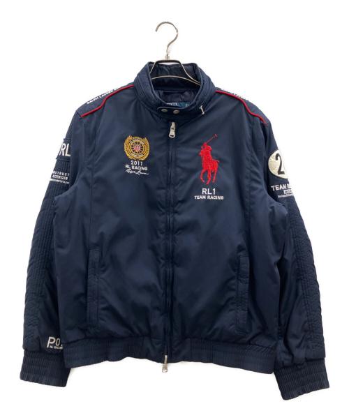 POLO RALPH LAUREN（ポロ・ラルフローレン）POLO RALPH LAUREN (ポロ・ラルフローレン) 中綿ジャケット ネイビー サイズ:Lの古着・服飾アイテム