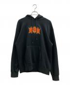 VAULTROOMボルトルーム）の古着「VAULTROOM　TONBERRY HOODIE FFVII　プルオーバーパーカー」｜ブラック