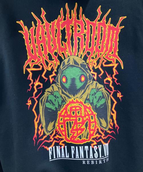 VAULTROOM（ボルトルーム）VAULTROOM (ボルトルーム) VAULTROOM　TONBERRY HOODIE FFVII　プルオーバーパーカー ブラック サイズ:Lの古着・服飾アイテム