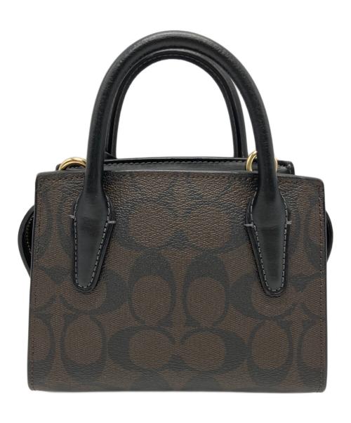 COACH（コーチ）COACH (コーチ) COACH　アンドレア ミニ キャリーオール ダークブラウンの古着・服飾アイテム