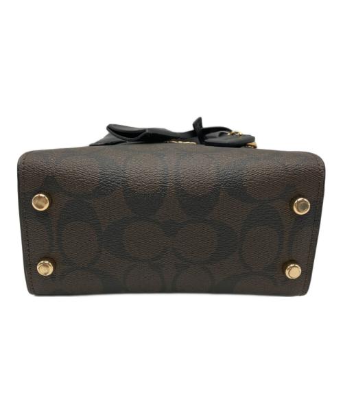 COACH（コーチ）COACH (コーチ) COACH　アンドレア ミニ キャリーオール ダークブラウンの古着・服飾アイテム