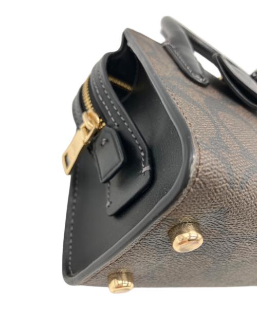 COACH（コーチ）COACH (コーチ) COACH　アンドレア ミニ キャリーオール ダークブラウンの古着・服飾アイテム