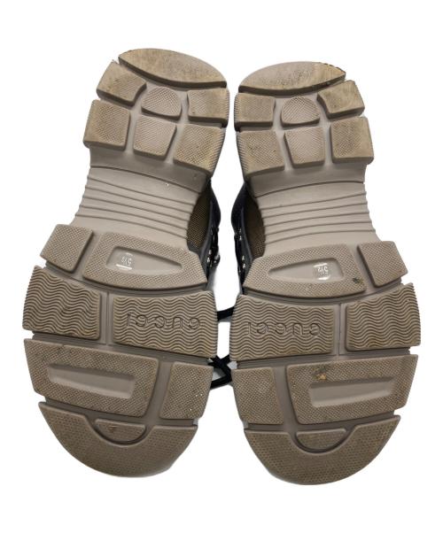 GUCCI（グッチ）GUCCI (グッチ) GUCCI　トレッキングブーツ カーキ×ベージュ サイズ:25.5ｃｍの古着・服飾アイテム