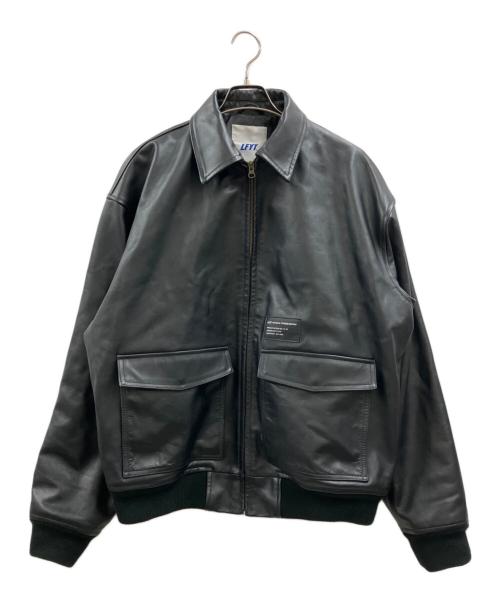 LFYT（エルエフワイティー）LFYT (エルエフワイティー) LFYT　LEATHER EMBOSS JACKETレザージャケット ブラック サイズ:XLの古着・服飾アイテム