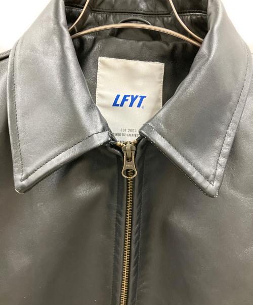LFYT（エルエフワイティー）LFYT (エルエフワイティー) LFYT　LEATHER EMBOSS JACKETレザージャケット ブラック サイズ:XLの古着・服飾アイテム