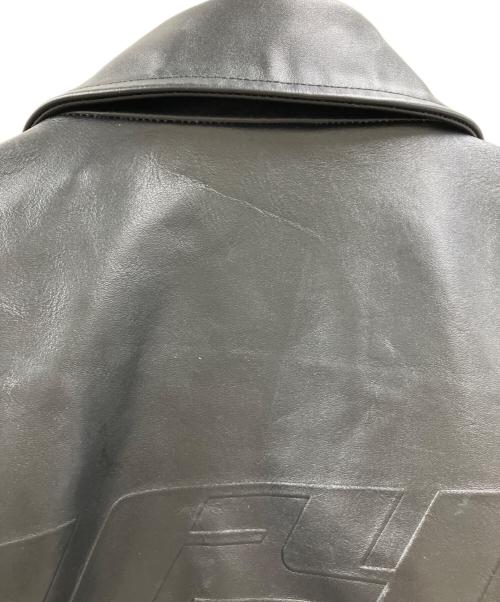 LFYT（エルエフワイティー）LFYT (エルエフワイティー) LFYT　LEATHER EMBOSS JACKETレザージャケット ブラック サイズ:XLの古着・服飾アイテム