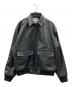 LFYT（エルエフワイティー）の古着「LFYT　LEATHER EMBOSS JACKETレザージャケット」｜ブラック