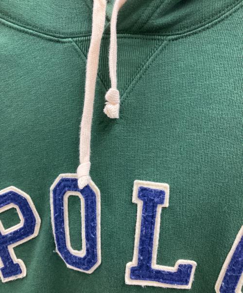 POLO RALPH LAUREN（ポロ・ラルフローレン）POLO RALPH LAUREN (ポロ・ラルフローレン) プルオーバーパーカー グリーン サイズ:Mの古着・服飾アイテム