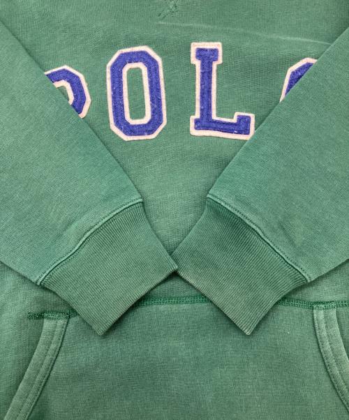 POLO RALPH LAUREN（ポロ・ラルフローレン）POLO RALPH LAUREN (ポロ・ラルフローレン) プルオーバーパーカー グリーン サイズ:Mの古着・服飾アイテム