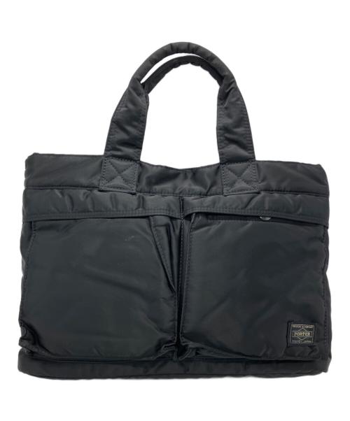 PORTER（ポーター）PORTER (ポーター) PORTER　TOTE BAG　　トートバッグ ブラックの古着・服飾アイテム