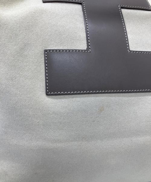 IACUCCI（イアクッチ）IACUCCI (イアクッチ) IACUCCI　SORBETTO　トートバッグ ベージュの古着・服飾アイテム