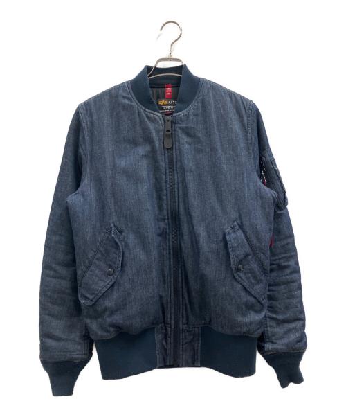 ALPHA（アルファ）ALPHA (アルファ) ブルゾン インディゴ サイズ:Lの古着・服飾アイテム