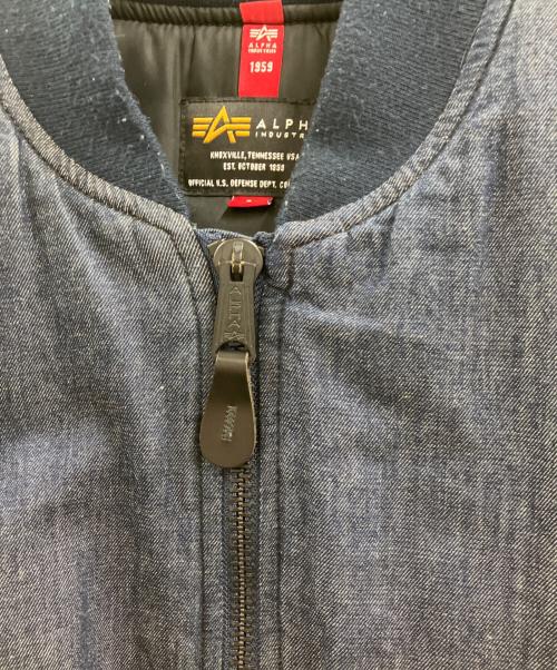 ALPHA（アルファ）ALPHA (アルファ) ブルゾン インディゴ サイズ:Lの古着・服飾アイテム