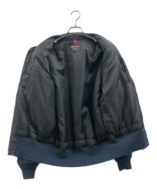ALPHA（アルファ）ALPHA (アルファ) ブルゾン インディゴ サイズ:Lの古着・服飾アイテム