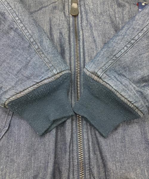 ALPHA（アルファ）ALPHA (アルファ) ブルゾン インディゴ サイズ:Lの古着・服飾アイテム