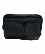 PORTERポーター）の古着「PORTER　SHOULDER BAG　ショルダーバッグ」｜ブラック