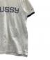 中古・古着 stussy (ステューシー) 半袖Tシャツ ホワイト×ネイビー サイズ:M：5000円