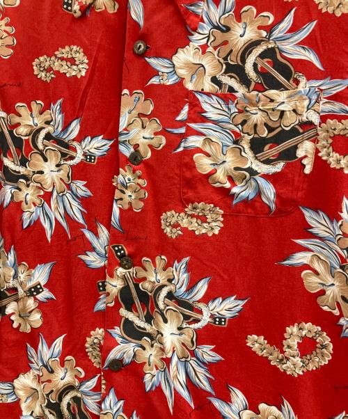 LEVI'S（リーバイス）LEVI'S (リーバイス) アロハシャツ レッド サイズ:Mの古着・服飾アイテム