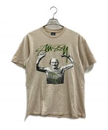 stussy（ステューシー）の古着「stussy　半袖Tシャツ」｜ベージュ