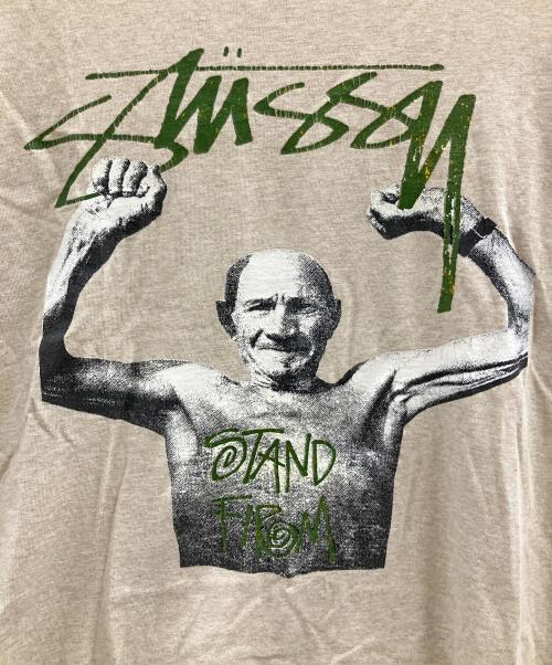 stussy（ステューシー）stussy (ステューシー) stussy　半袖Tシャツ ベージュ サイズ:Mの古着・服飾アイテム