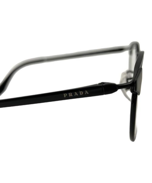 PRADA（プラダ）PRADA (プラダ) PRADA　伊達眼鏡 ブラックの古着・服飾アイテム
