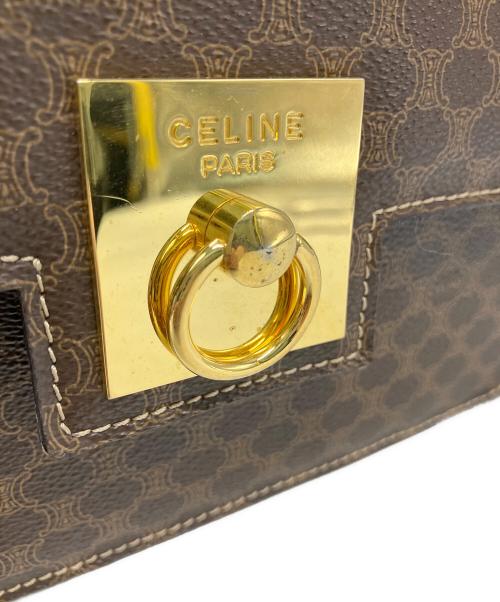 CELINE（セリーヌ）CELINE (セリーヌ) CELINE　オールドマカダム　ショルダーバッグ ブラウンの古着・服飾アイテム