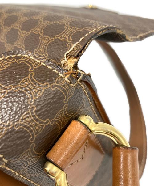 CELINE（セリーヌ）CELINE (セリーヌ) CELINE　オールドマカダム　ショルダーバッグ ブラウンの古着・服飾アイテム