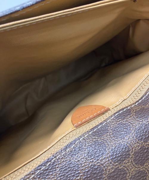 CELINE（セリーヌ）CELINE (セリーヌ) CELINE　オールドマカダム　ショルダーバッグ ブラウンの古着・服飾アイテム