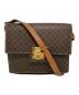 CELINE（セリーヌ）の古着「CELINE　オールドマカダム　ショルダーバッグ」｜ブラウン