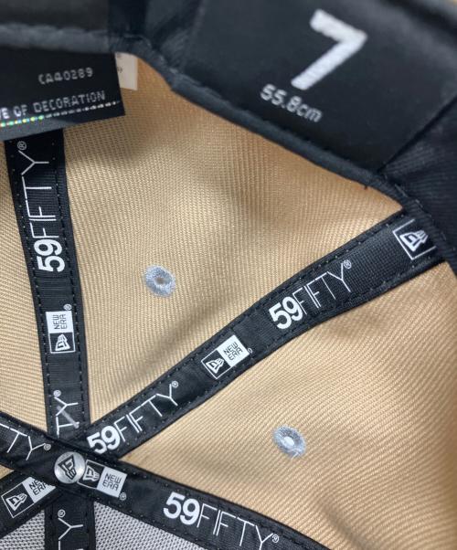New Era（ニューエラ）New Era (ニューエラ) New Era　East VS West　キャップ ベージュ×パープルの古着・服飾アイテム