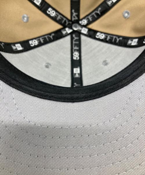 New Era（ニューエラ）New Era (ニューエラ) New Era　East VS West　キャップ ベージュ×パープルの古着・服飾アイテム