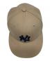 中古・古着 New Era (ニューエラ) New Era　East VS West　キャップ ベージュ×パープル：3000円