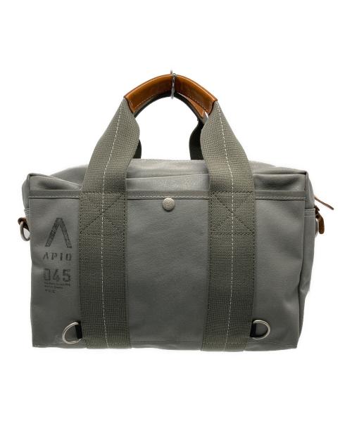 APIO（アピオ）APIO (アピオ) APIO　横浜帆布鞄　2WAYバッグ グレーの古着・服飾アイテム
