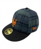 New Eraニューエラ）の古着「New Era　キャップ」｜グリーン