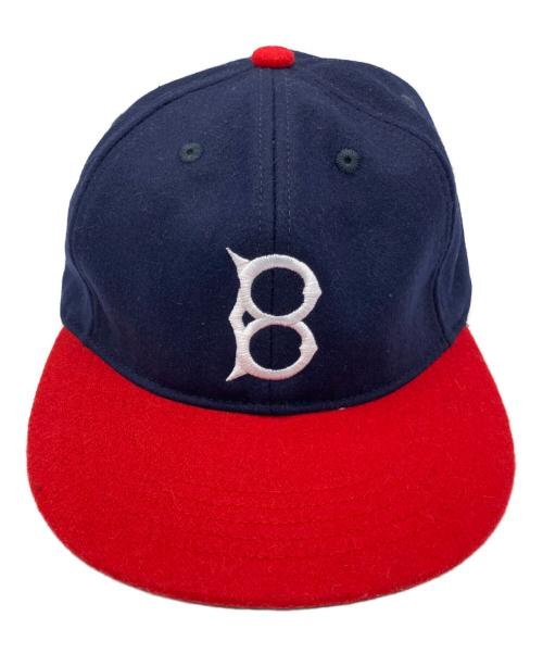 SULLIVAN（サリバン）SULLIVAN (サリバン) SULLIVAN　COOPERSTOWN CAP　キャップ ネイビー×レッドの古着・服飾アイテム