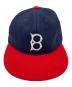 中古・古着 SULLIVAN (サリバン) SULLIVAN　COOPERSTOWN CAP　キャップ ネイビー×レッド：4000円