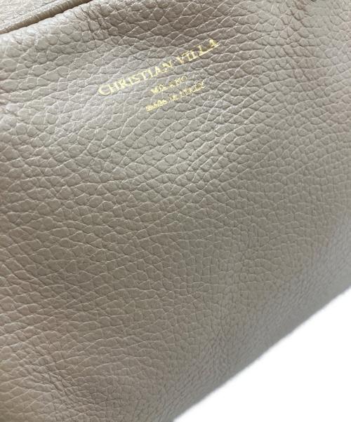 CHRISTIAN VILLA（クリスチャンヴィラ）CHRISTIAN VILLA (クリスチャンヴィラ) 2WAYショルダーバッグ ベージュの古着・服飾アイテム
