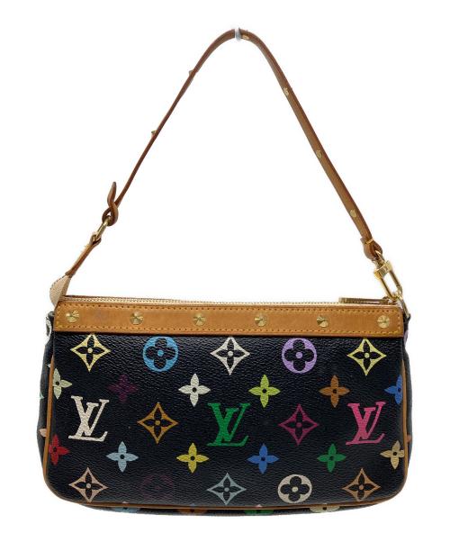 LOUIS VUITTON（ルイ ヴィトン）LOUIS VUITTON (ルイ ヴィトン) モノグラム・マルチカラー ポシェット・アクセソワール ノワールの古着・服飾アイテム