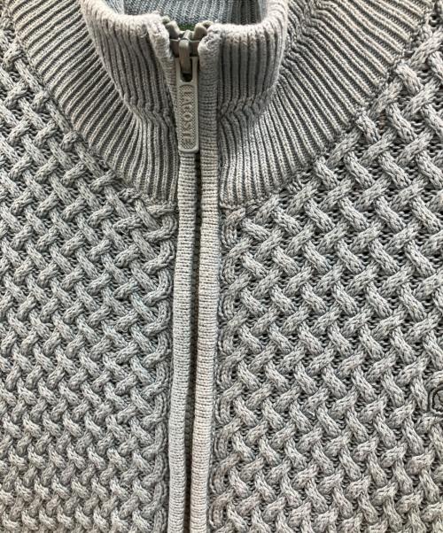 LACOSTE（ラコステ）LACOSTE (ラコステ) バスケットニットジップアップ ブルー サイズ:Lの古着・服飾アイテム