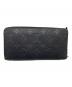 LOUIS VUITTON (ルイ ヴィトン) ジッピー ウォレット モノグラム・アンプラント ノワール：45000円
