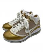 NIKEナイキ）の古着「NIKE　LEBRON 7 QS」｜ホワイト×ゴールド