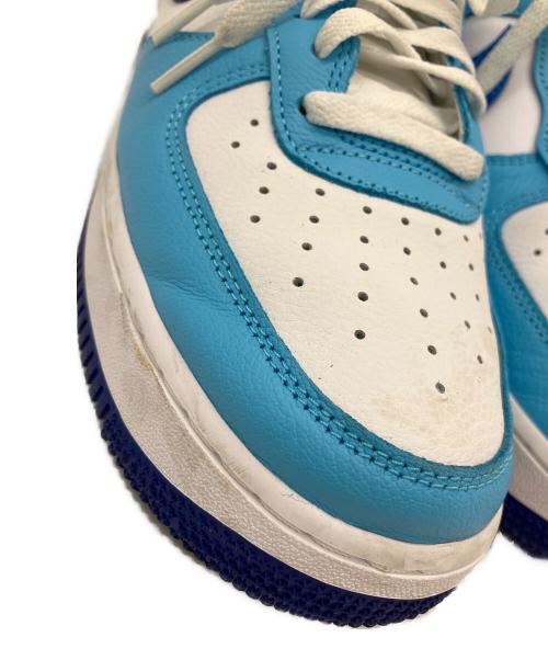 NIKE（ナイキ）NIKE (ナイキ) NIKE　Air Force 1 Low Split　ローカットスニーカー ホワイト×ブルー サイズ:27ｃｍの古着・服飾アイテム