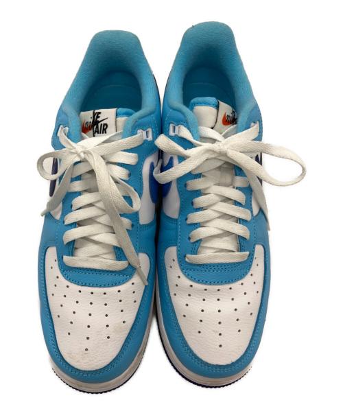 NIKE（ナイキ）NIKE (ナイキ) NIKE　Air Force 1 Low Split　ローカットスニーカー ホワイト×ブルー サイズ:27ｃｍの古着・服飾アイテム